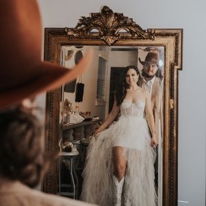 For Love & Lemons Bustier Gown